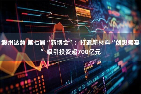 赣州达慧 第七届“新博会”：打造新材料“创想盛宴” 吸引投资超700亿元